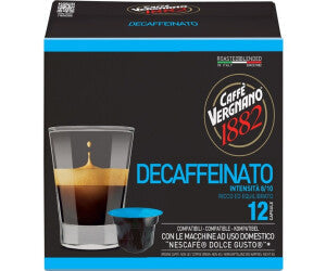 12 Capsule Atlantis Vergnano Decaffeinato Comp. Dolce Gusto