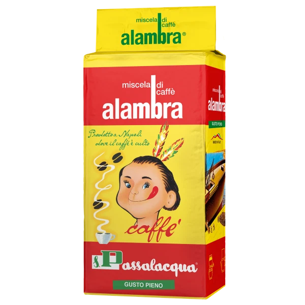 Caffè macinato Passalacqua 250 g Miscela Alambra