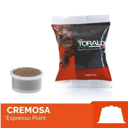100 capsule caffè Toraldo Cremosa compatibili Espresso Point