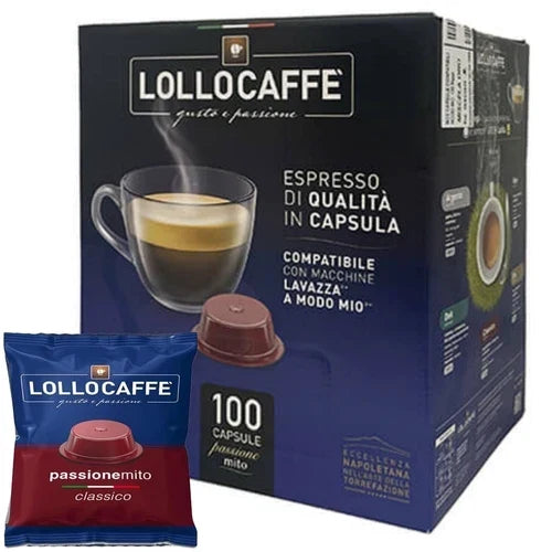 100 capsule Lollo Miscela Cuvée compatibili A Modo Mio