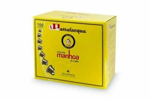 100 Capsule Passalacqua Miscela Manhoa Compatibili Nespresso