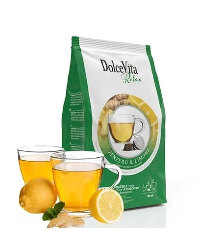 12 capsule Dolce Vita Zenzero e Limone compatibili A Modo Mio