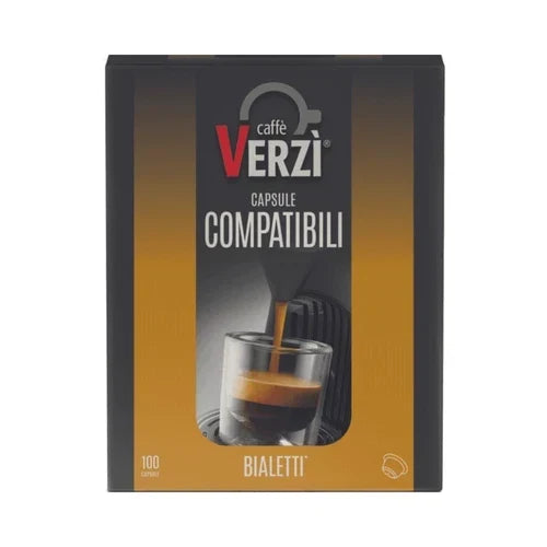 Caffè Verzì 50 capsule GRAN CREMA compatibili BIALETTI