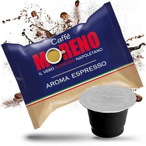 100 capsule caffè Moreno miscela Espresso compatibili Nespresso